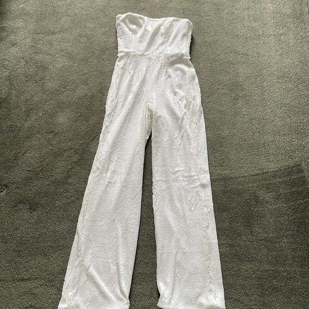 Beautiful white sequin jumper